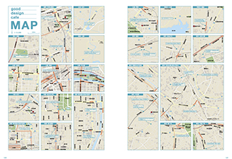 「good design cafe MAP」