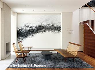 住まいの面影を残したプライベートギャラリー